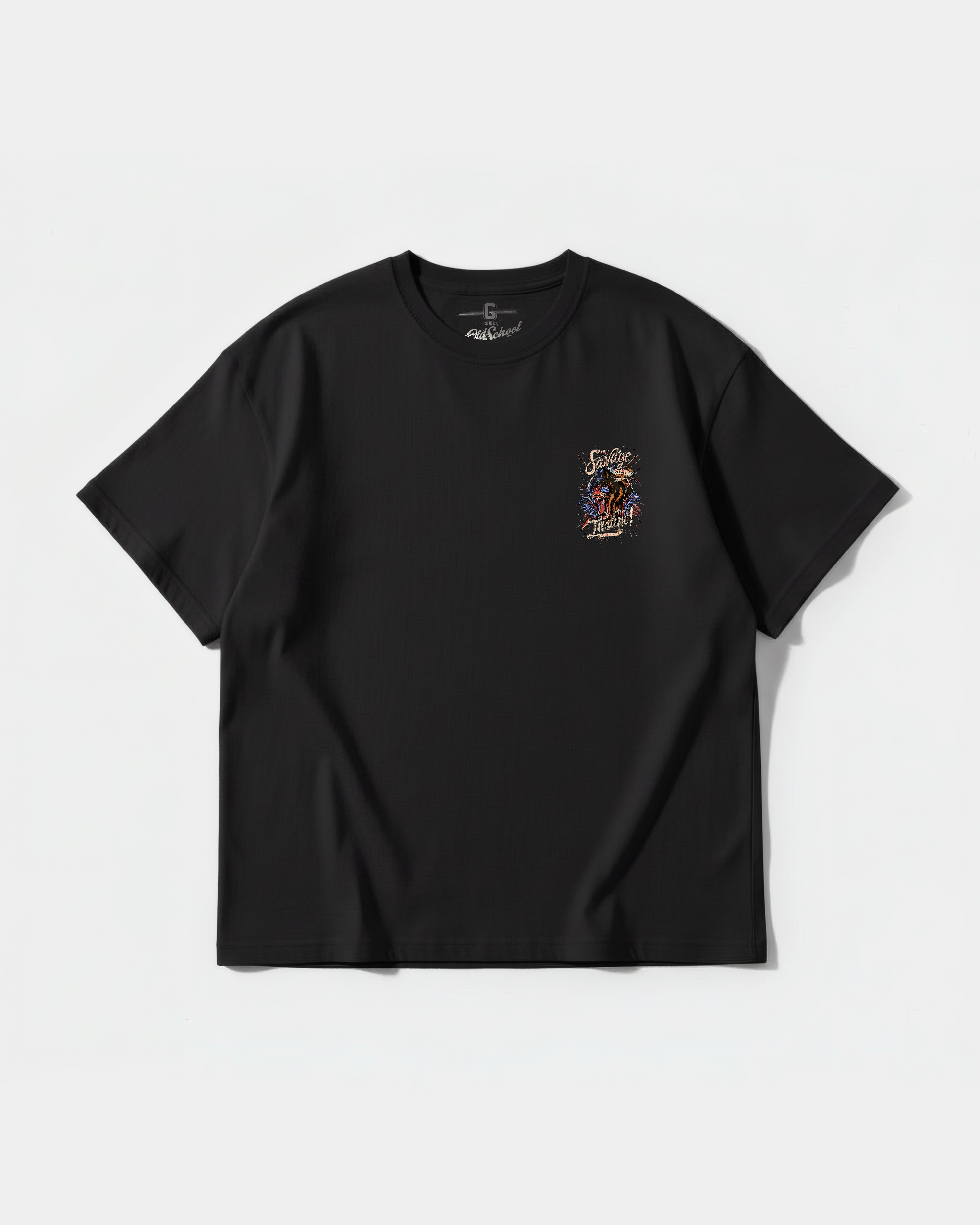 The Savage Pocket Front Oversize Basic T-shirt