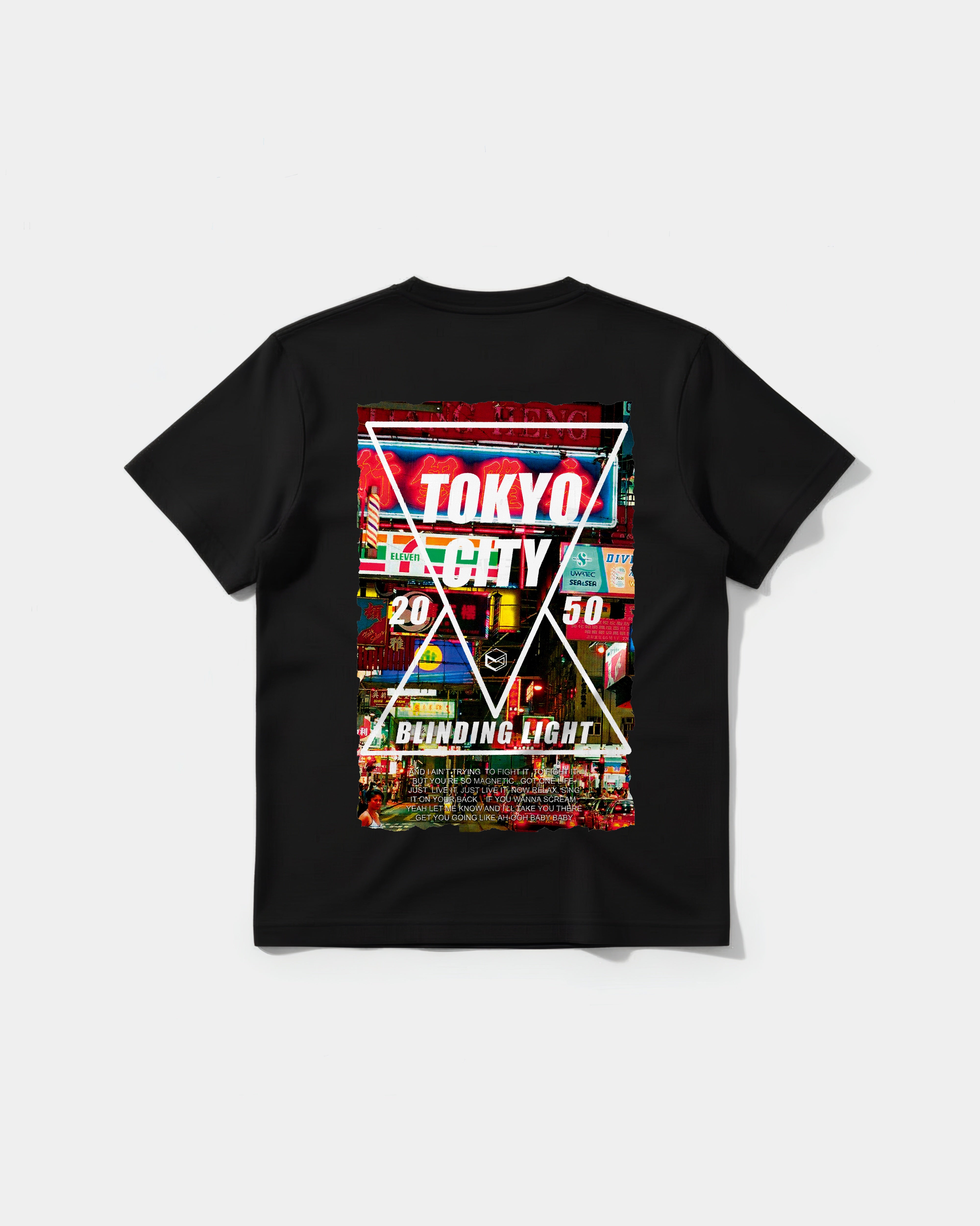 Tokyo 2050 Big Back Regular Basic T-shirt