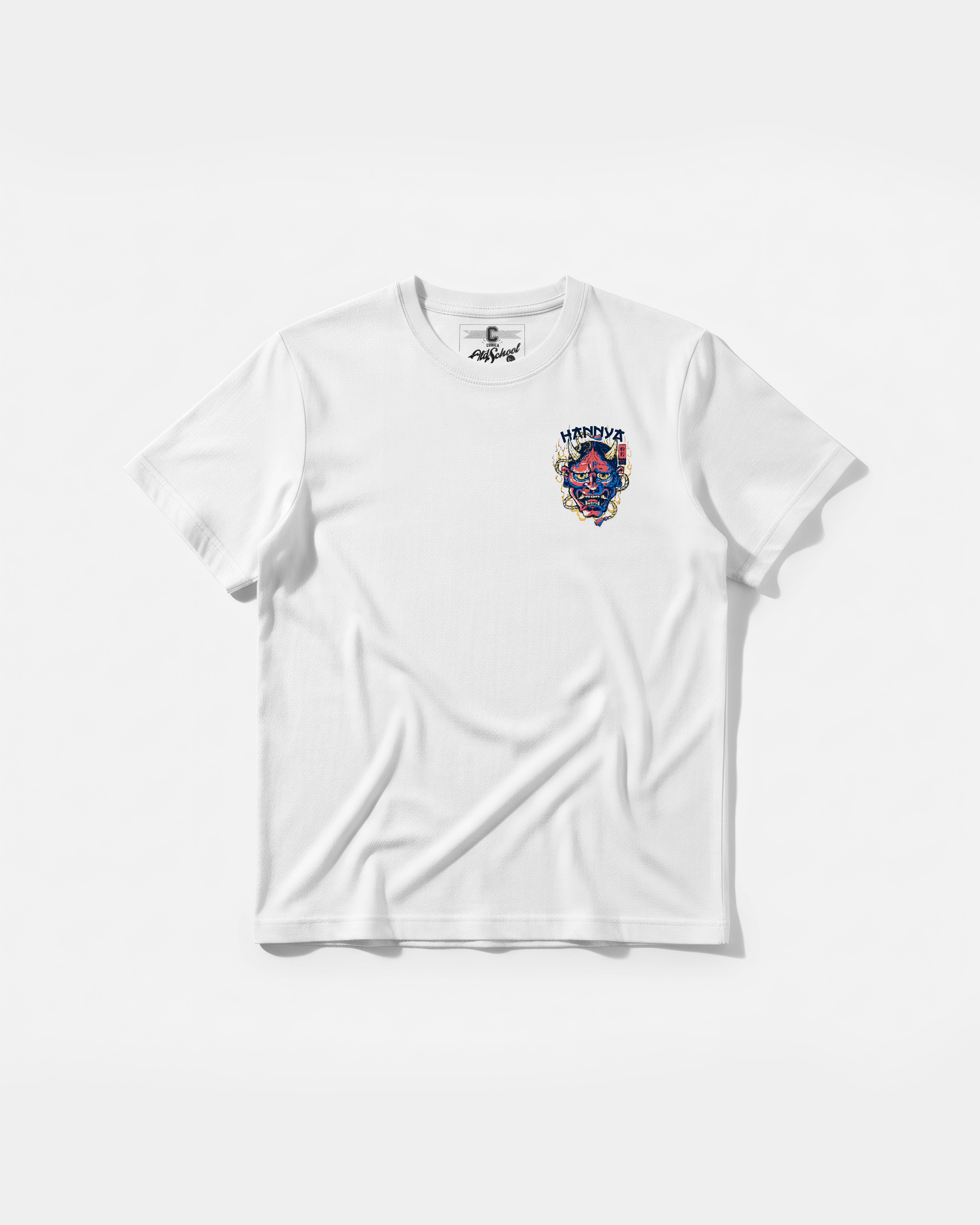 Chinese Hannya Big Pocket Regular Basic T-shirt