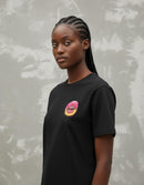 Modelo mide 1,76m y usa talla M