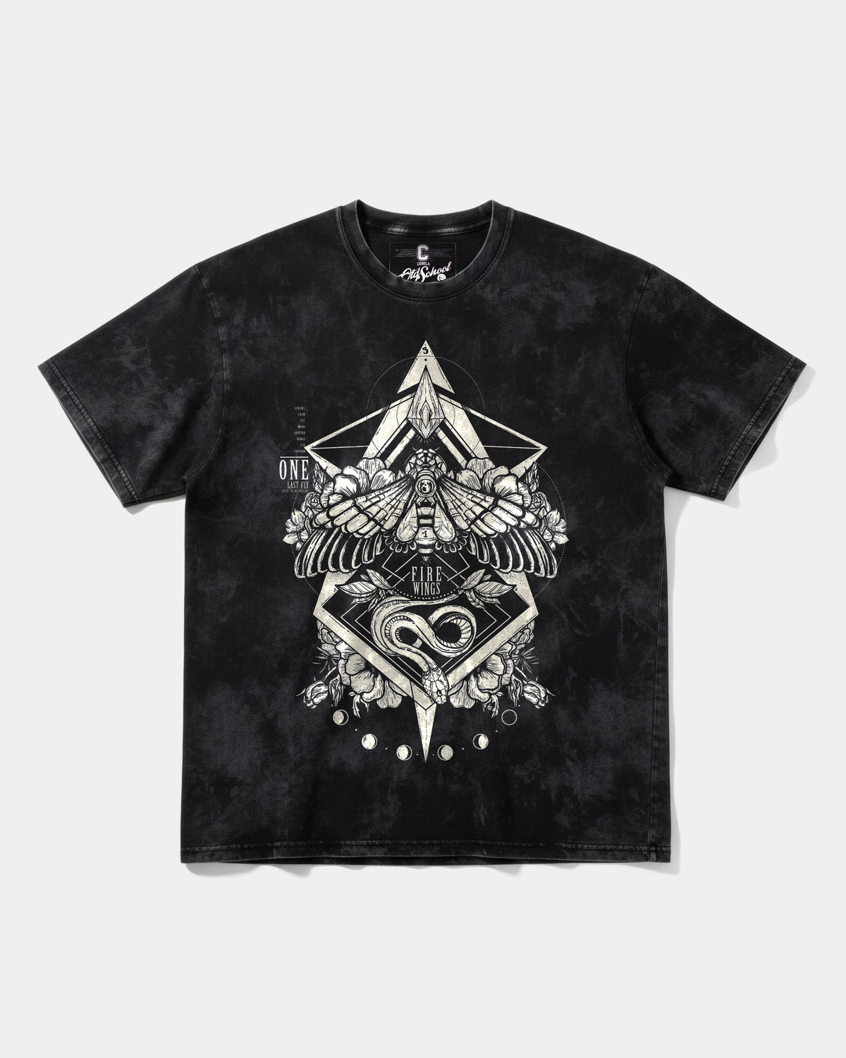 Camiseta Fire Wings Big Front Oversize Acid