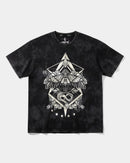 Camiseta Fire Wings Big Front Oversize Acid Negro