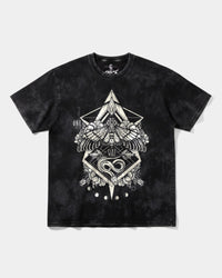 Camiseta Fire Wings Big Front Oversize Acid Negro