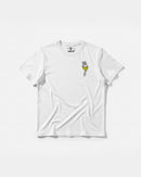Camiseta Angry Fork Big Front Regular Basic Blanco