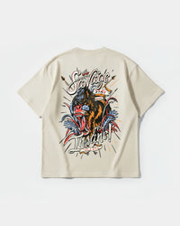 Camiseta The Savage Big Back Oversize Basic Beige