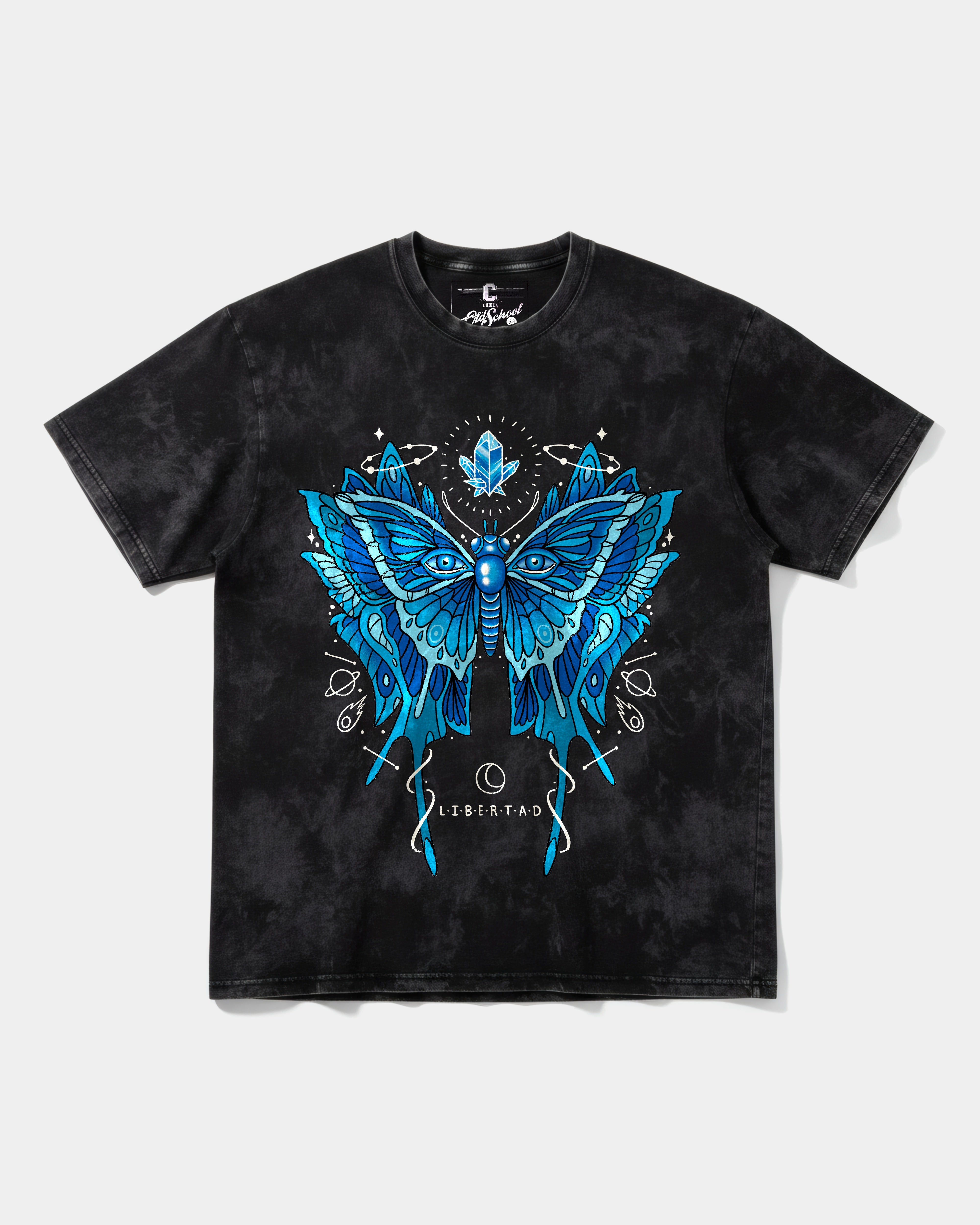 Libertad Big Front Oversize Acid T-shirt