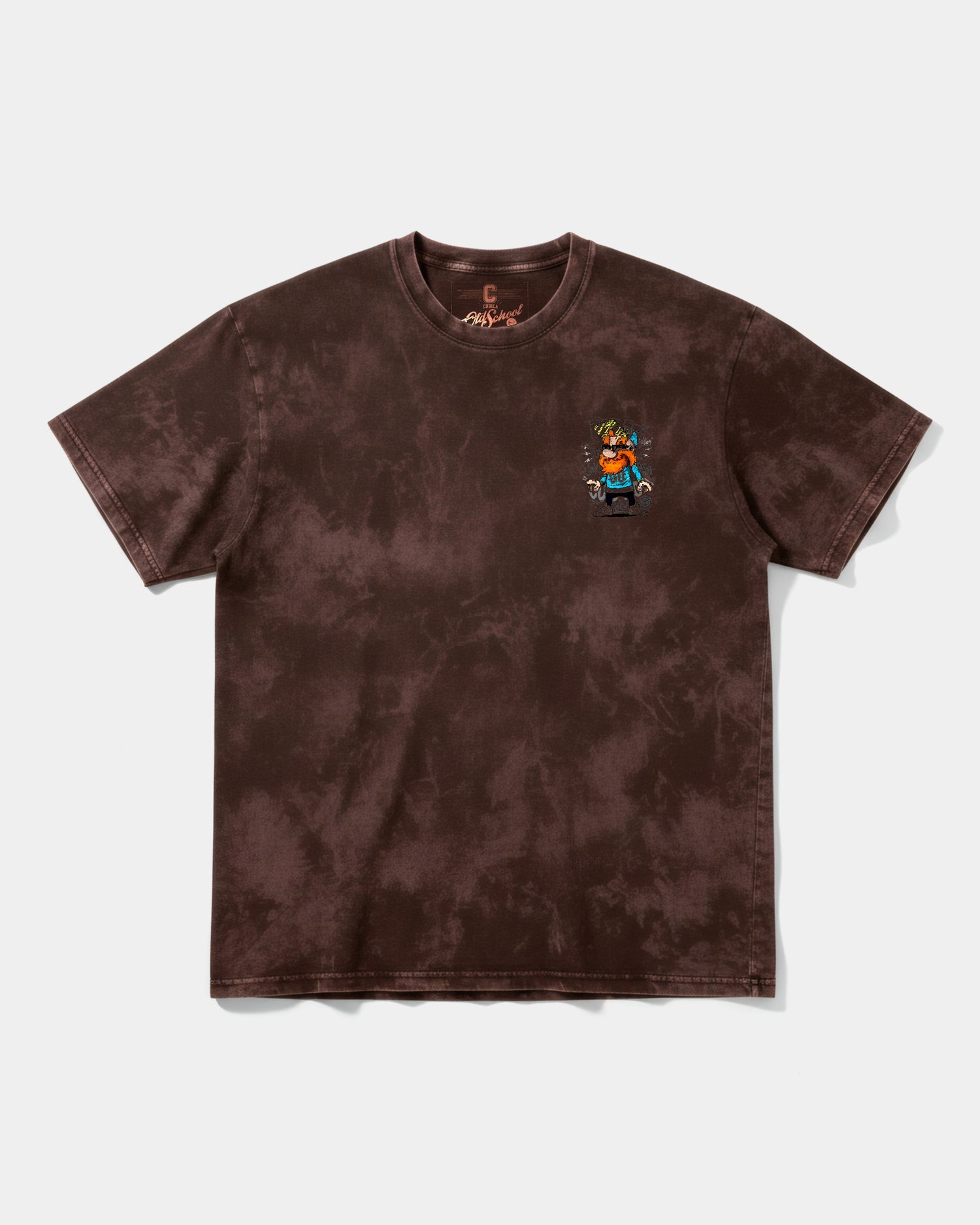 Camiseta Tio Sam White Big Front Oversize Acid Marron