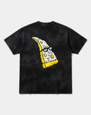 Camiseta Pizza Geek Big Back Oversize Acid Negro