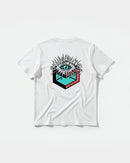 Camiseta Cubo Eyes Big Back Regular Basic Blanco