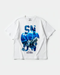 Camiseta Cold Mind Big Front Oversize Basic Blanco