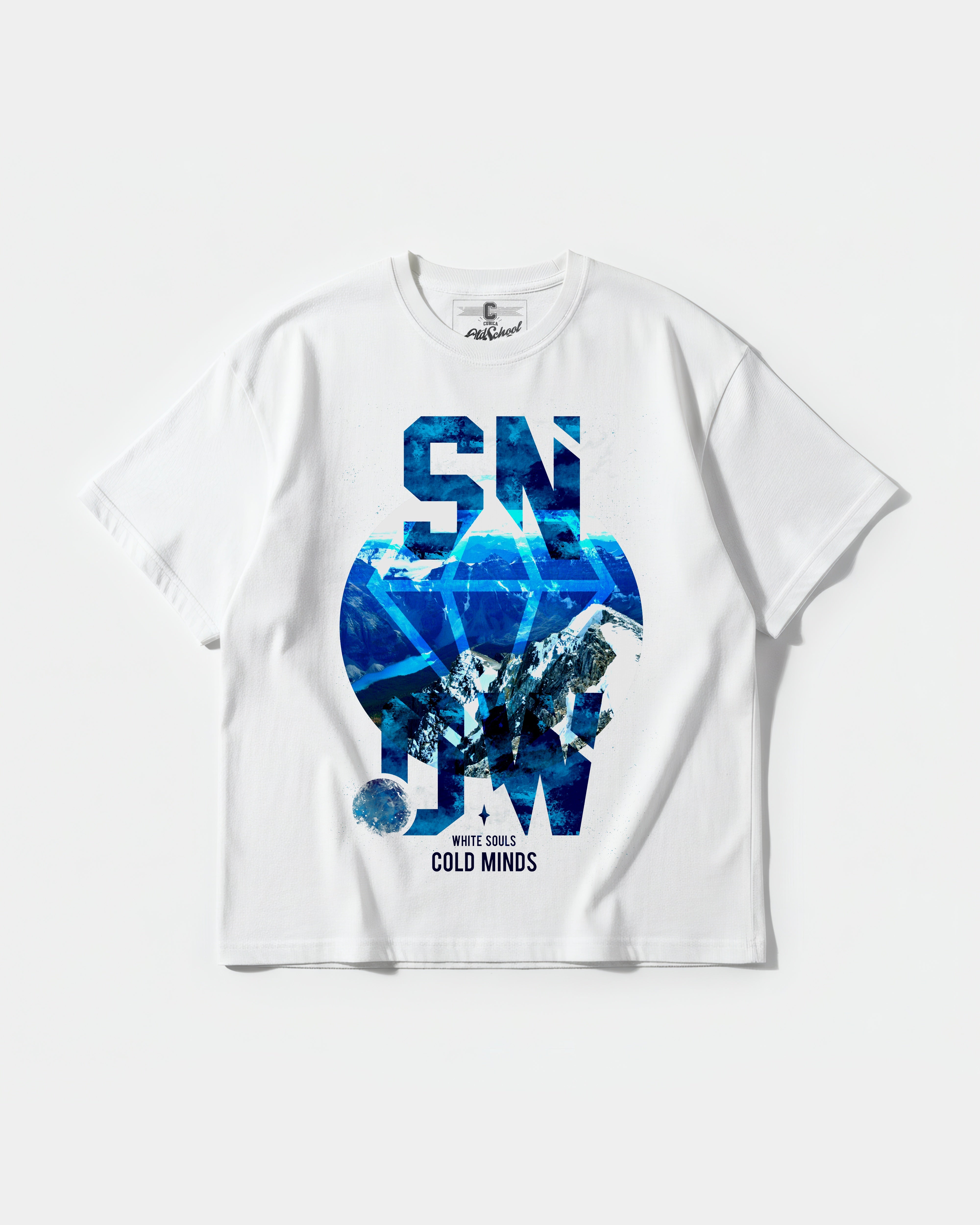 Cold Mind Big Front Oversize Basic T-shirt