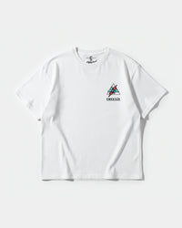 Camiseta Cubica Energia Pocket Front Oversize Basic Blanco