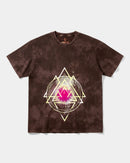 Camiseta Galatic Skull Big Front Oversize Acid Marron