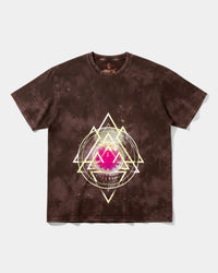 Camiseta Galatic Skull Big Front Oversize Acid Marron