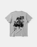 Camiseta Burn Big Back Regular Basic Gris