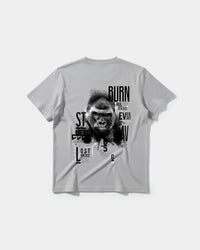 Camiseta Burn Big Back Regular Basic Gris