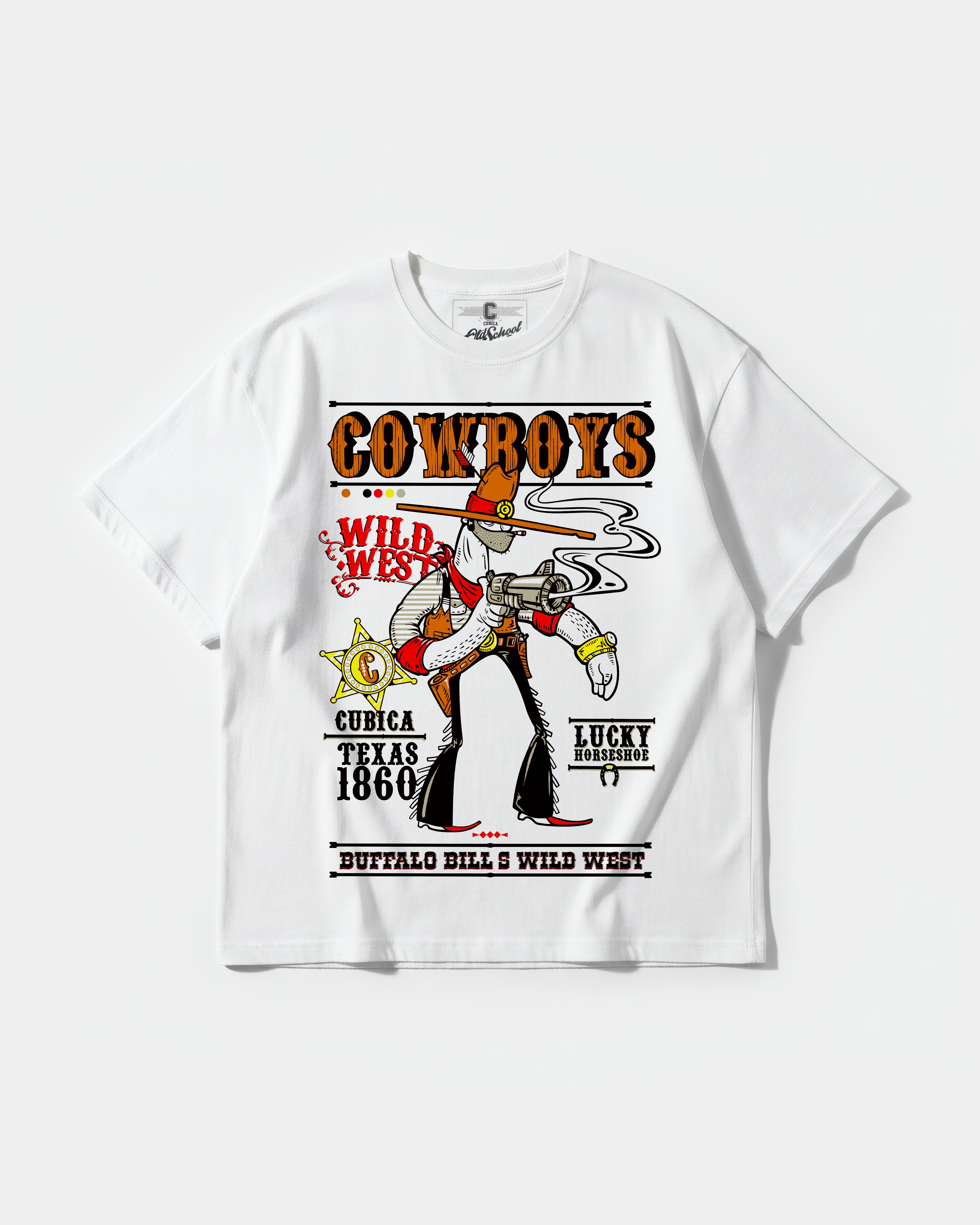 Cowboys Big Front Oversize Basic T-shirt