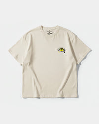 Camiseta Ojo Pocket Front Oversize Basic Beige