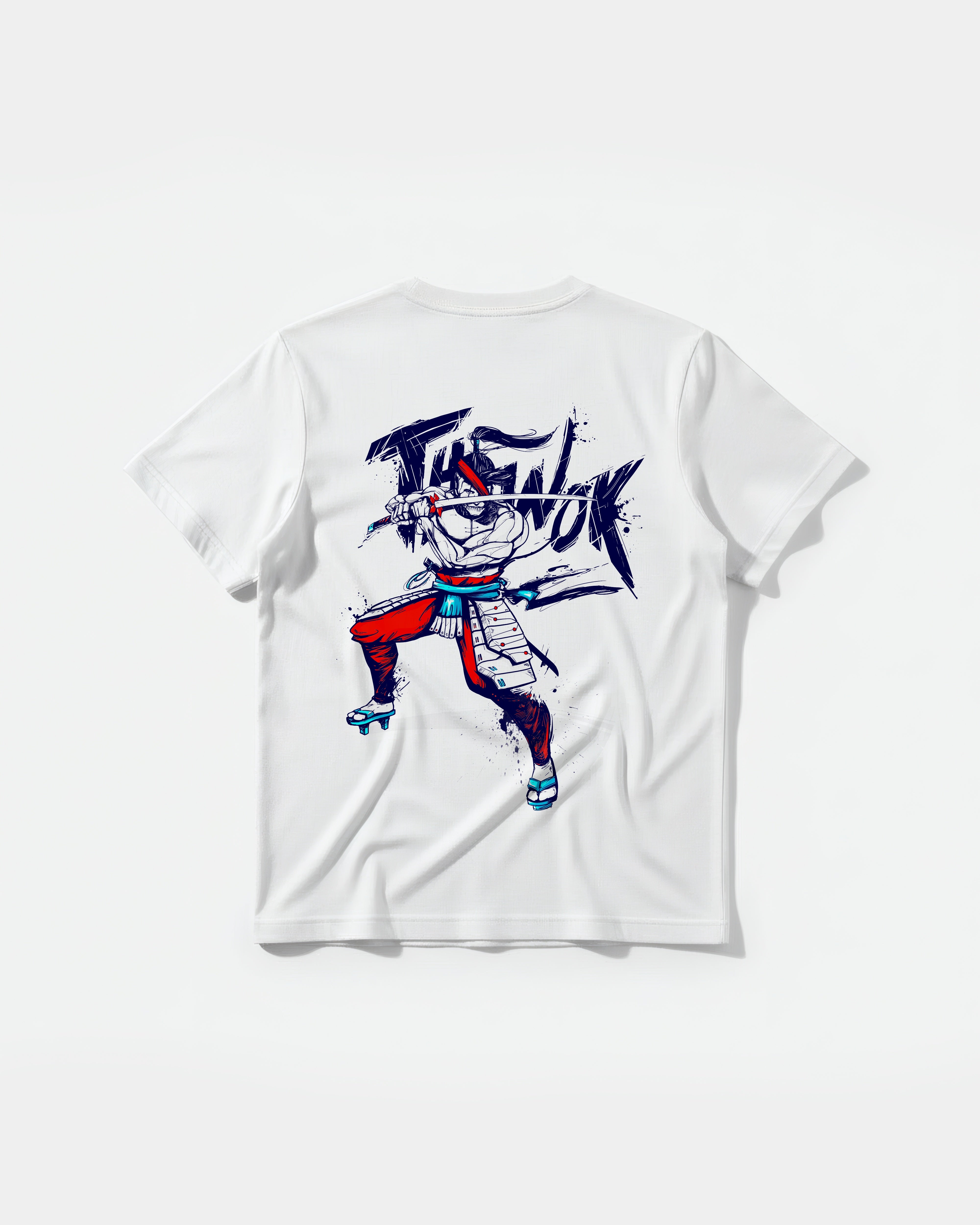Samurai Big Back Regular Basic T-shirt