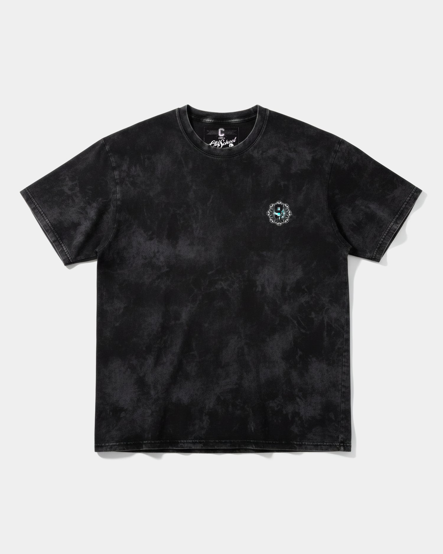 Camiseta Pleasures Pocket Front Oversize Acid Negro