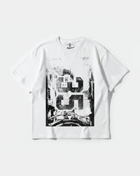 Camiseta 35 Big Front Oversize Basic Blanco