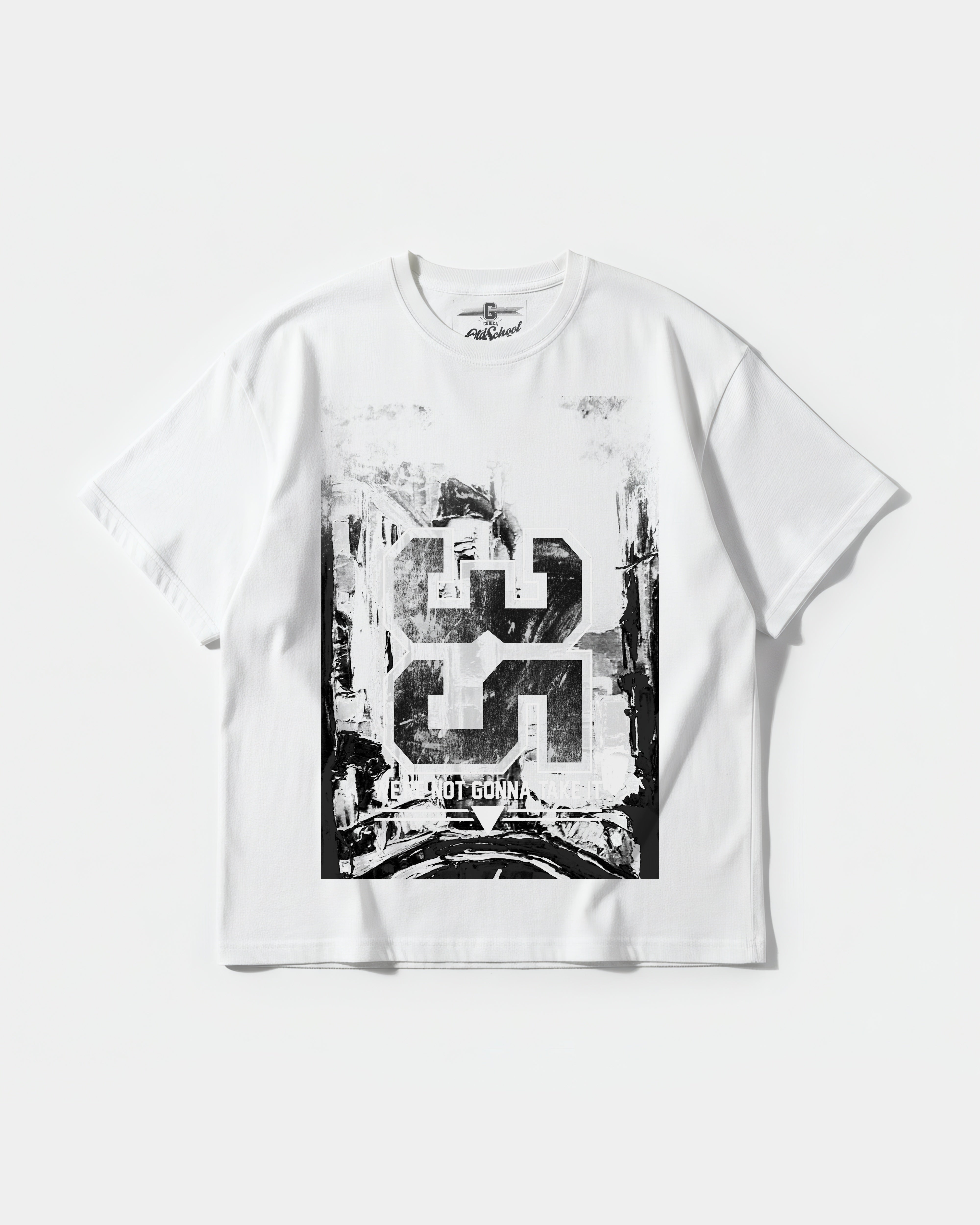 35 Big Front Oversize Basic T-shirt