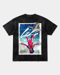 Camiseta Life Is Pleasant Big Back Oversize Acid Negro