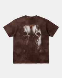 Camiseta Woman Gun Big Back Oversize Acid Marron