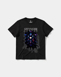 Camiseta Cubica Space Big Regular Basic Negro