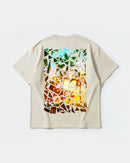 Camiseta Crystal Beach Big Back Oversize Basic Beige