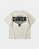 Camiseta Cubica369 Big Back Oversize Basic Beige
