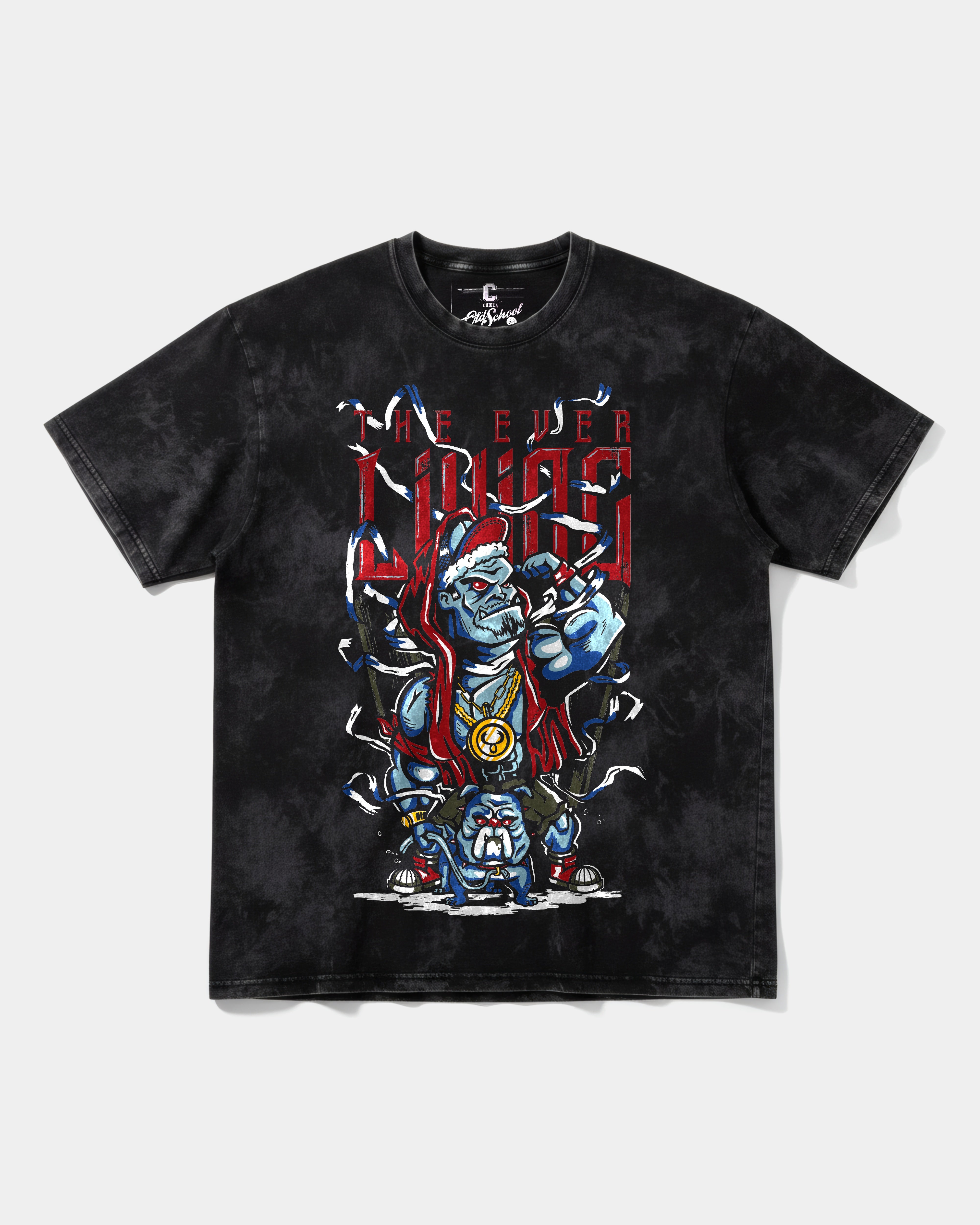 Camiseta Mummra Big Front Oversize Acid