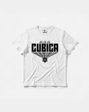 Camiseta Cubica369 Big Front Regular Basic Blanco
