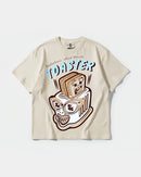 Camiseta Delicious Toaster Big Front Oversize Basic Beige