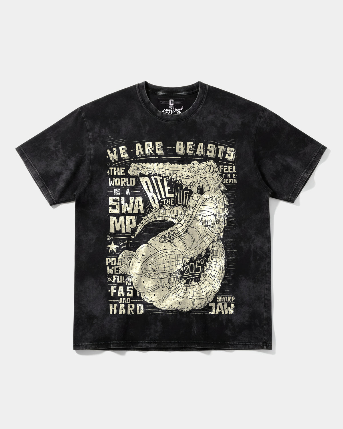 Camiseta We Are Beasts Big Front Oversize Acid