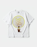 Camiseta Cheers Good Music Big Front Oversize Basic Blanco