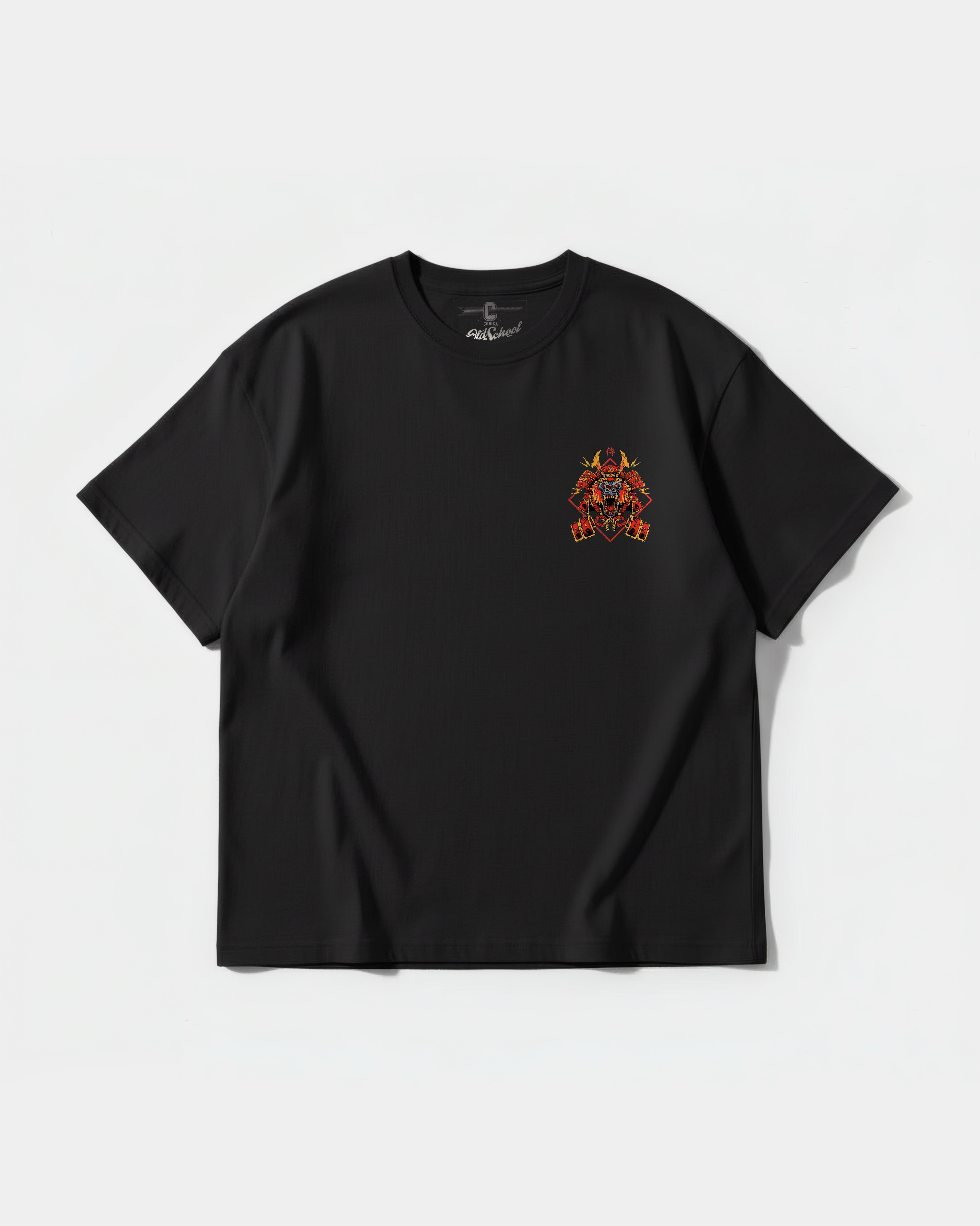 Gorilla Samurai Big Pocket Front Oversize Basic T-Shirt