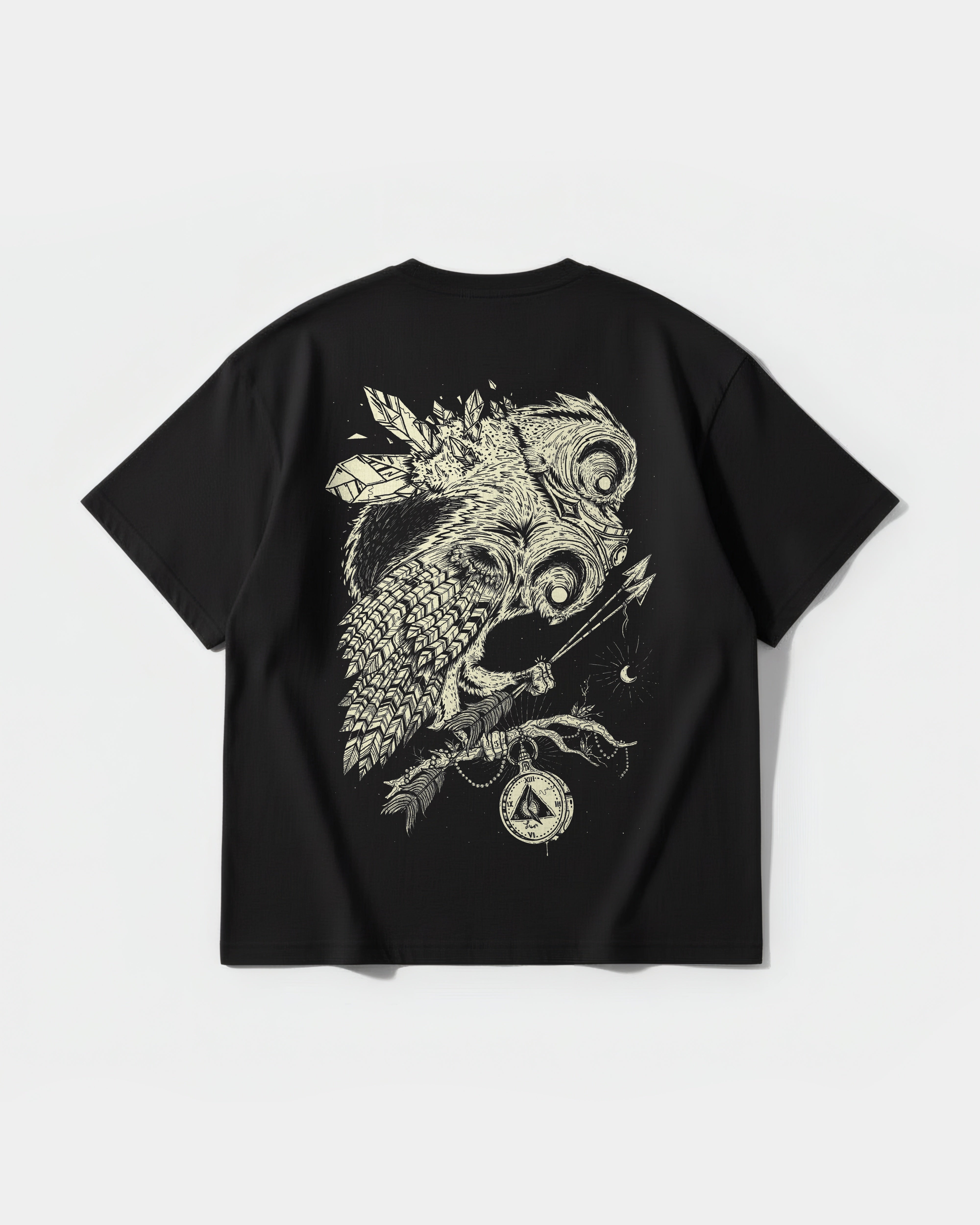 Magic Owl Big Back Oversize Basic T-shirt