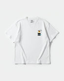 Camiseta Traveling In The Sky Pocket Front Oversize Basic Blanco