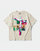 Camiseta Cristo Big Front Oversize Basic Beige