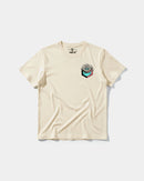 Camiseta Cubo Eyes Pocket Front Regular Basic Beige