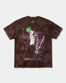 Camiseta Joker Yakuza White Big Front Oversize Acid Marron
