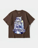 Camiseta Rock Da Body Big Front Oversize Basic Marron