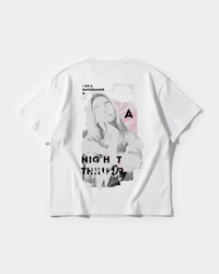 Camiseta Daydreamer Big Back Oversize Basic Blanco