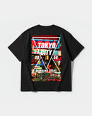Camiseta Tokyo 2050 Big Back Oversize Basic Negro
