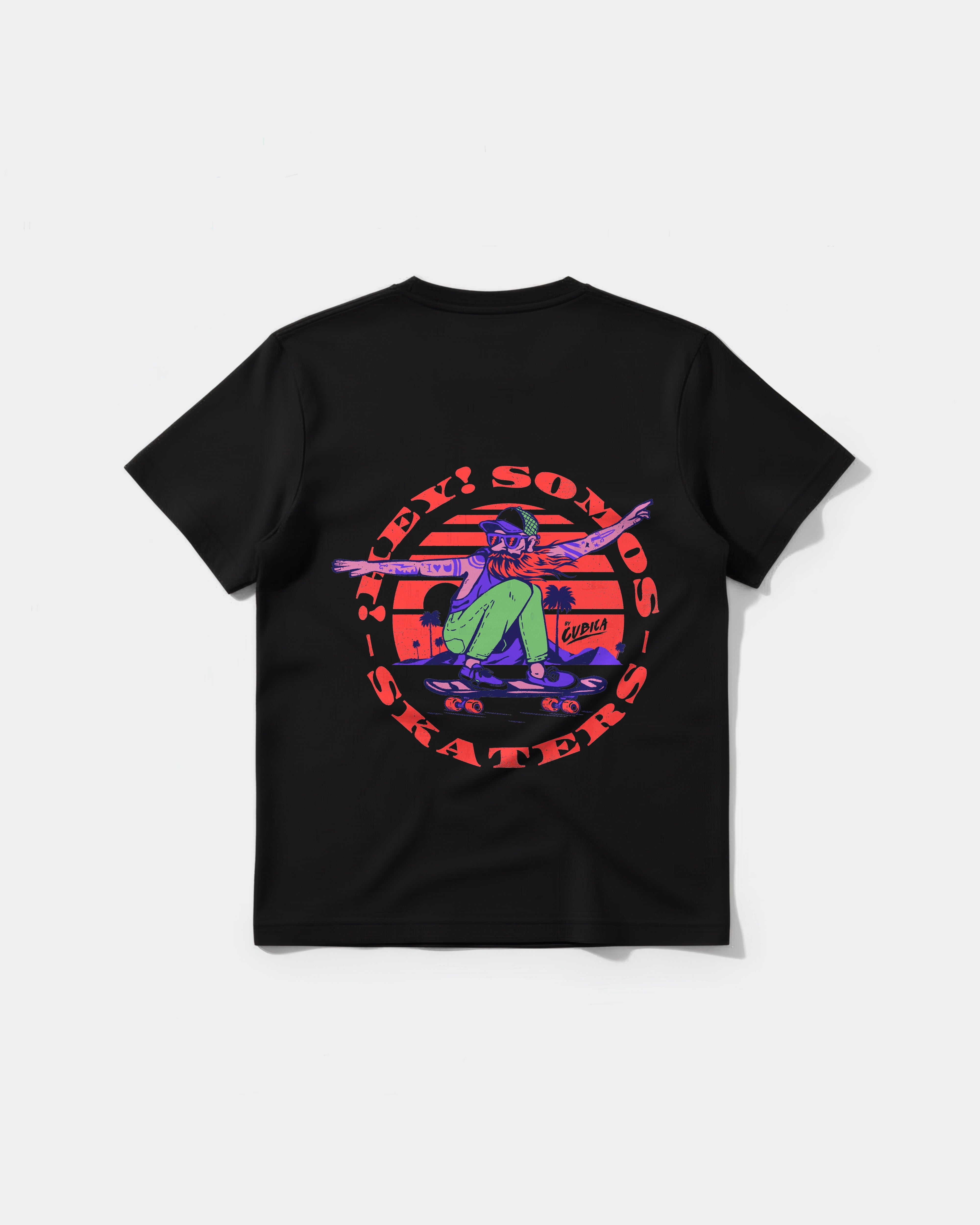 Somos Skaters Pocket Back Regular Basic T-Shirt