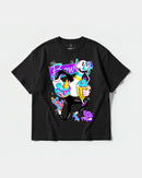 Camiseta Enjoy Sweet Play Big Front Oversize Basic Negro