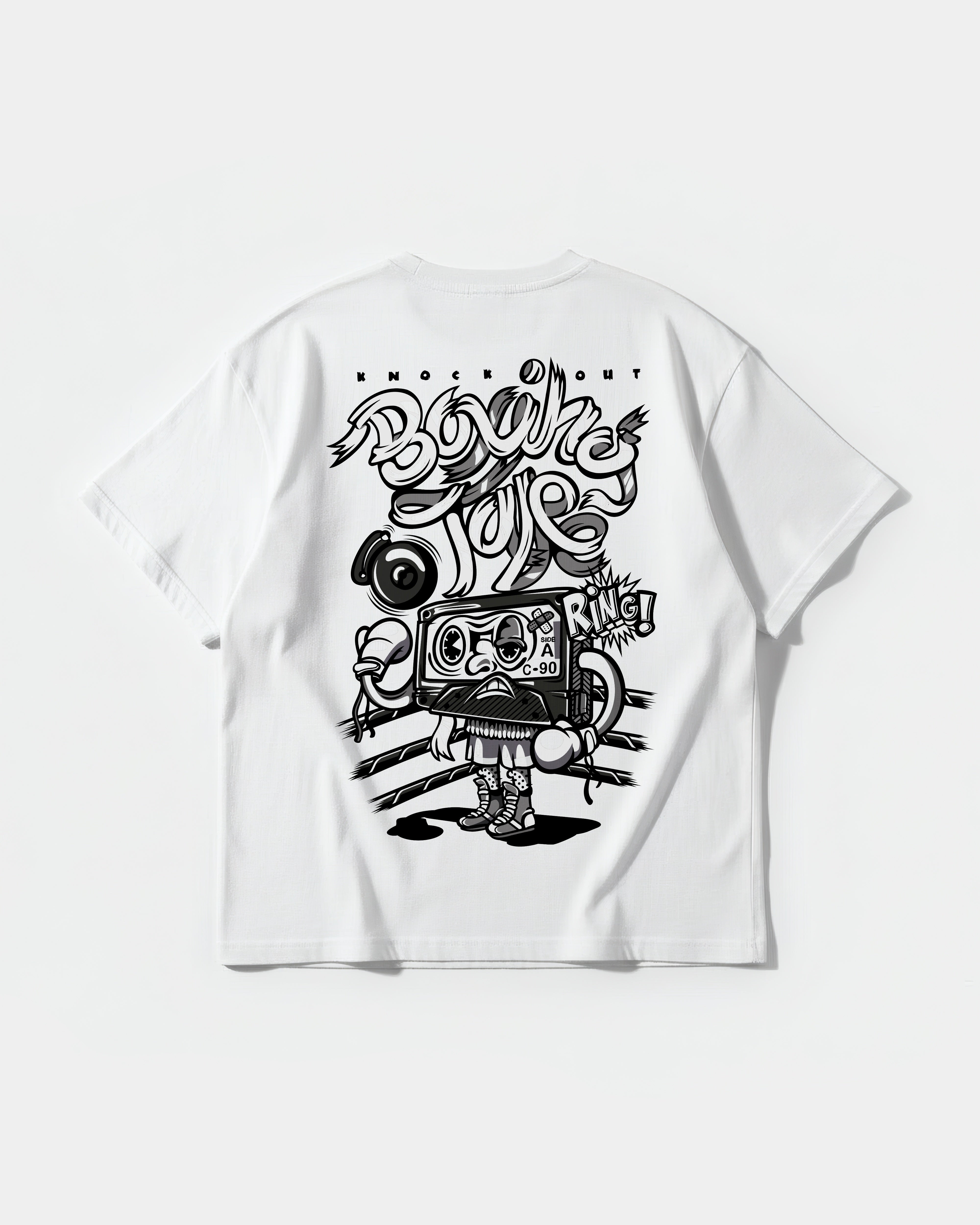 Knockout Big Back Oversize Basic T-shirt