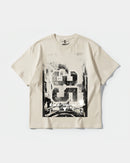 Camiseta 35 Big Front Oversize Basic Beige