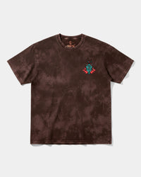 Camiseta Oso Con Gorra Pocket Front Oversize Acid Marron